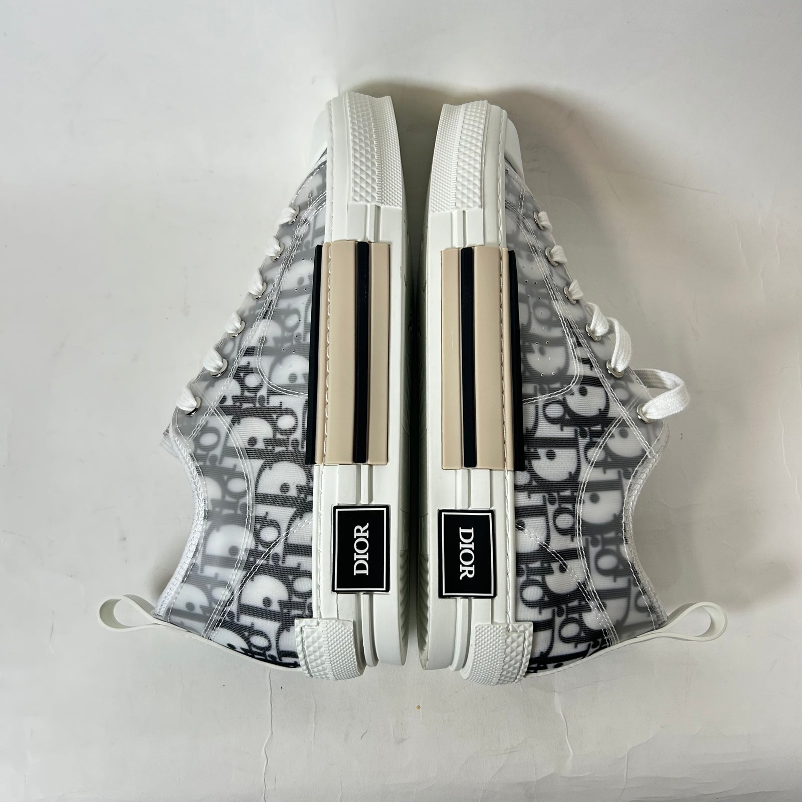Dior B23 Black/White Low Top Sneaker Size 43