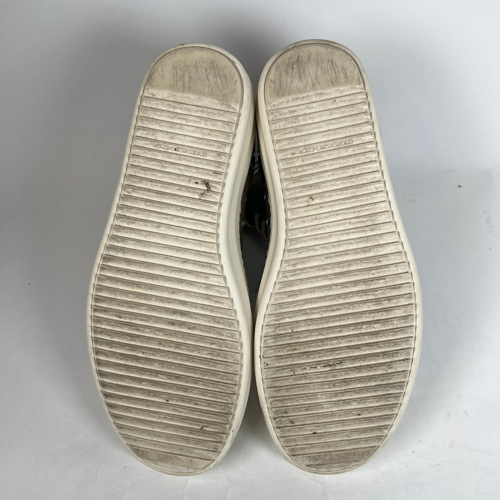 Rick Owens Drkshdw Olive High Top Ramones Size 42