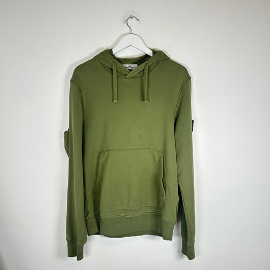 Stone Island Olive Hoodie Size M