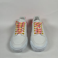 Alexander Mcqueen New Court Sneaker W/Pink Size 41