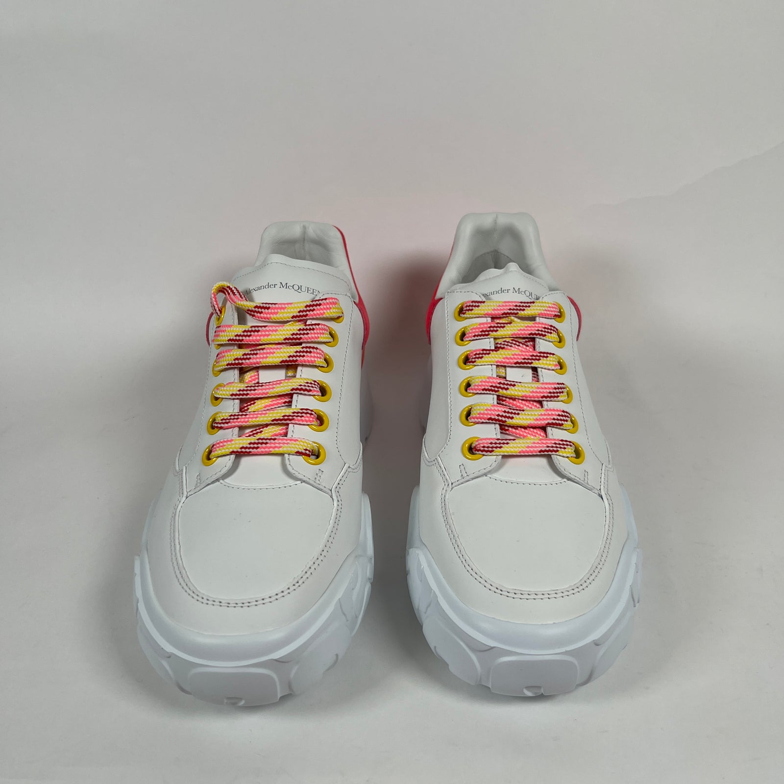 Alexander Mcqueen New Court Sneaker W/Pink Size 41