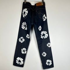 Denim Tears Raw Denim Wreath Jeans Size 31
