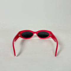 Celine Pink Logo Oval Sunglasses