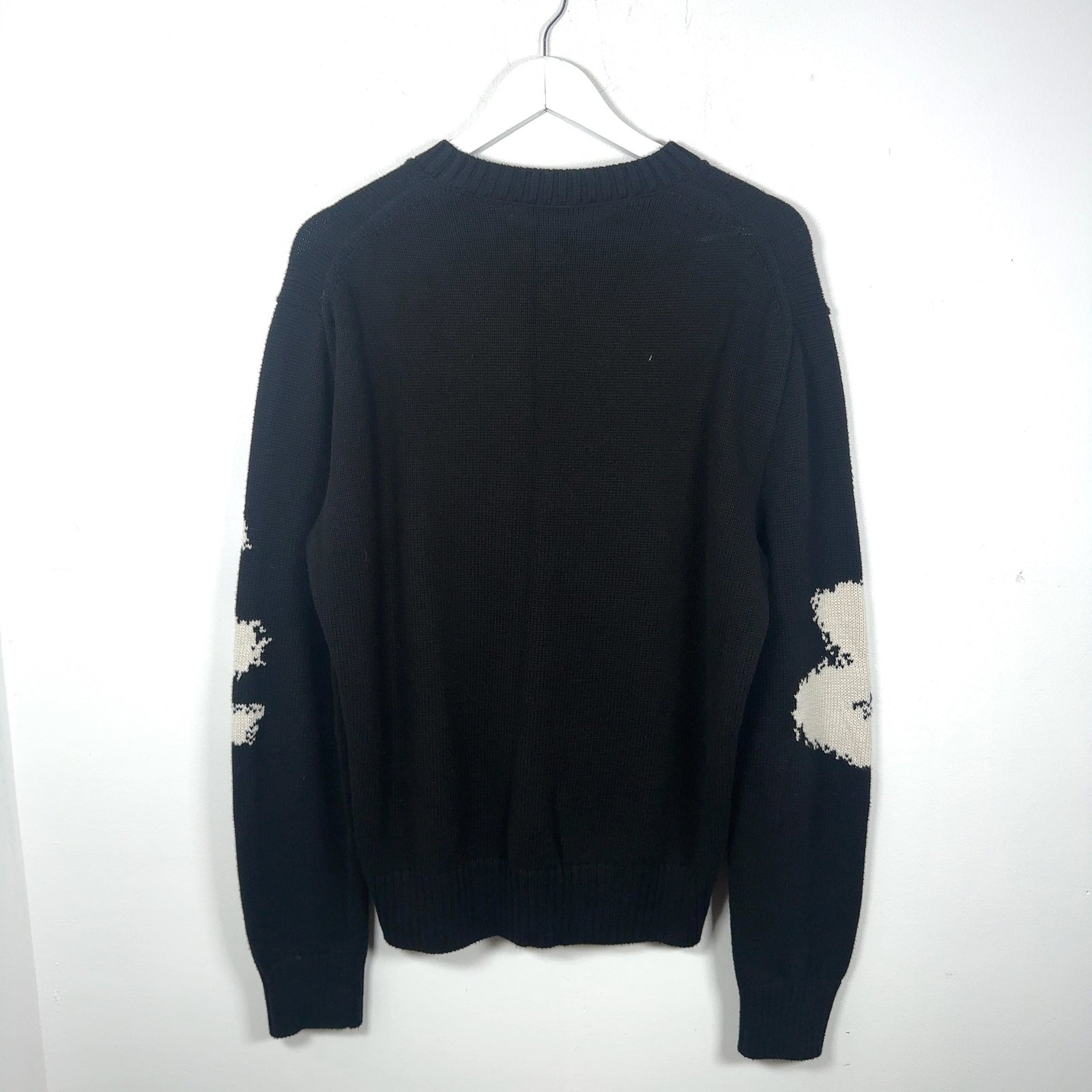 Alexander McQueen Graffiti Logo Knit Sweater