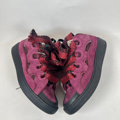 Lanvin Burgundy Curb Sneaker Size 41