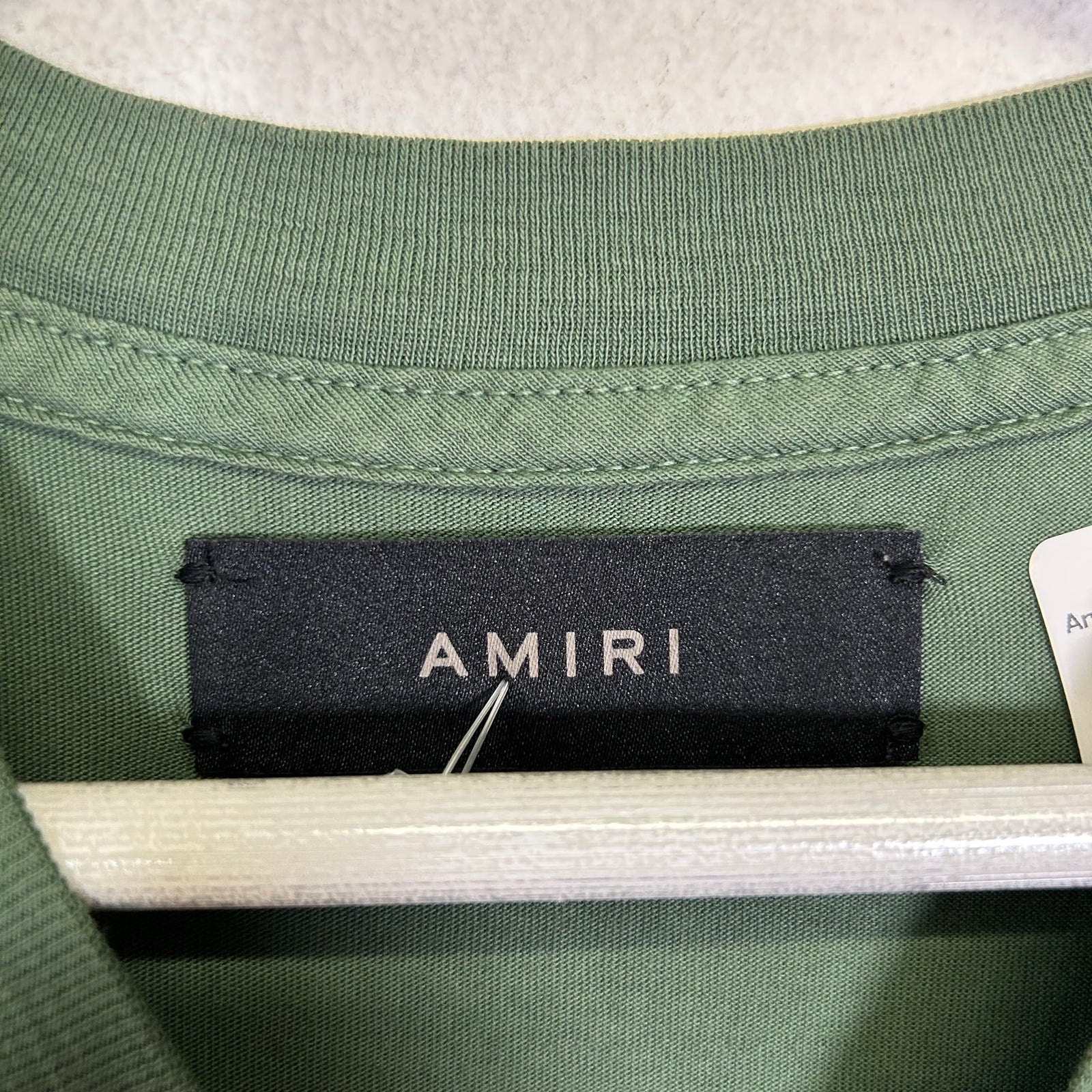 Amiri Military Green Rum Label T-Shirt Size S