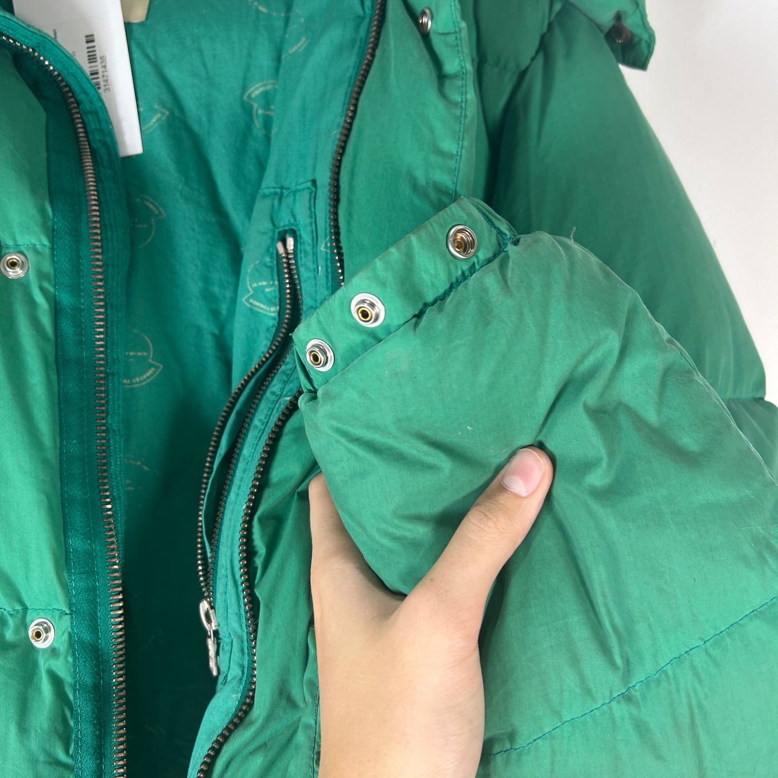 Moncler x Visvim Borosiri Guibotto Green Down Jacket Size L
