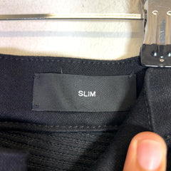 Balmain Black Slim Biker Jeans