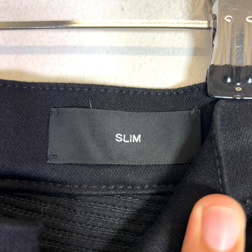 Balmain Black Slim Biker Jeans