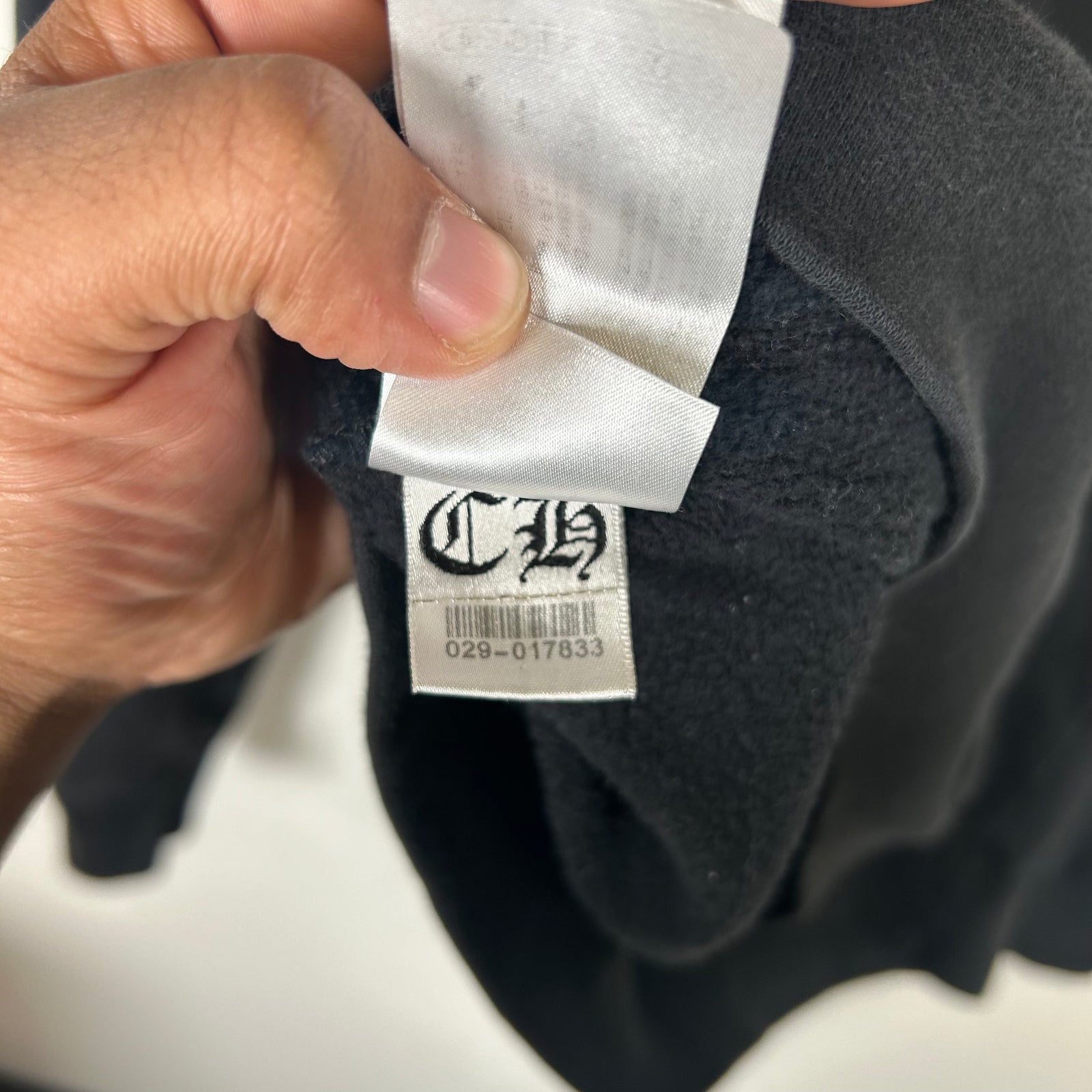 Chrome Hearts Black Matty Boy Chomper Hoodie Size L
