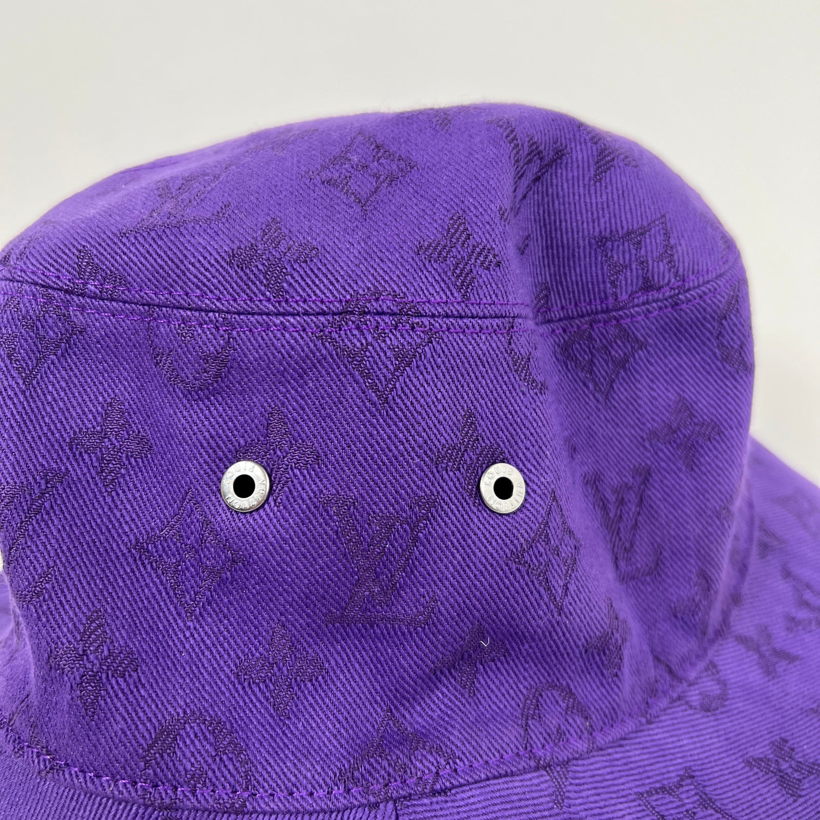 Louis Vuitton Purple Reversible Bucket Hat