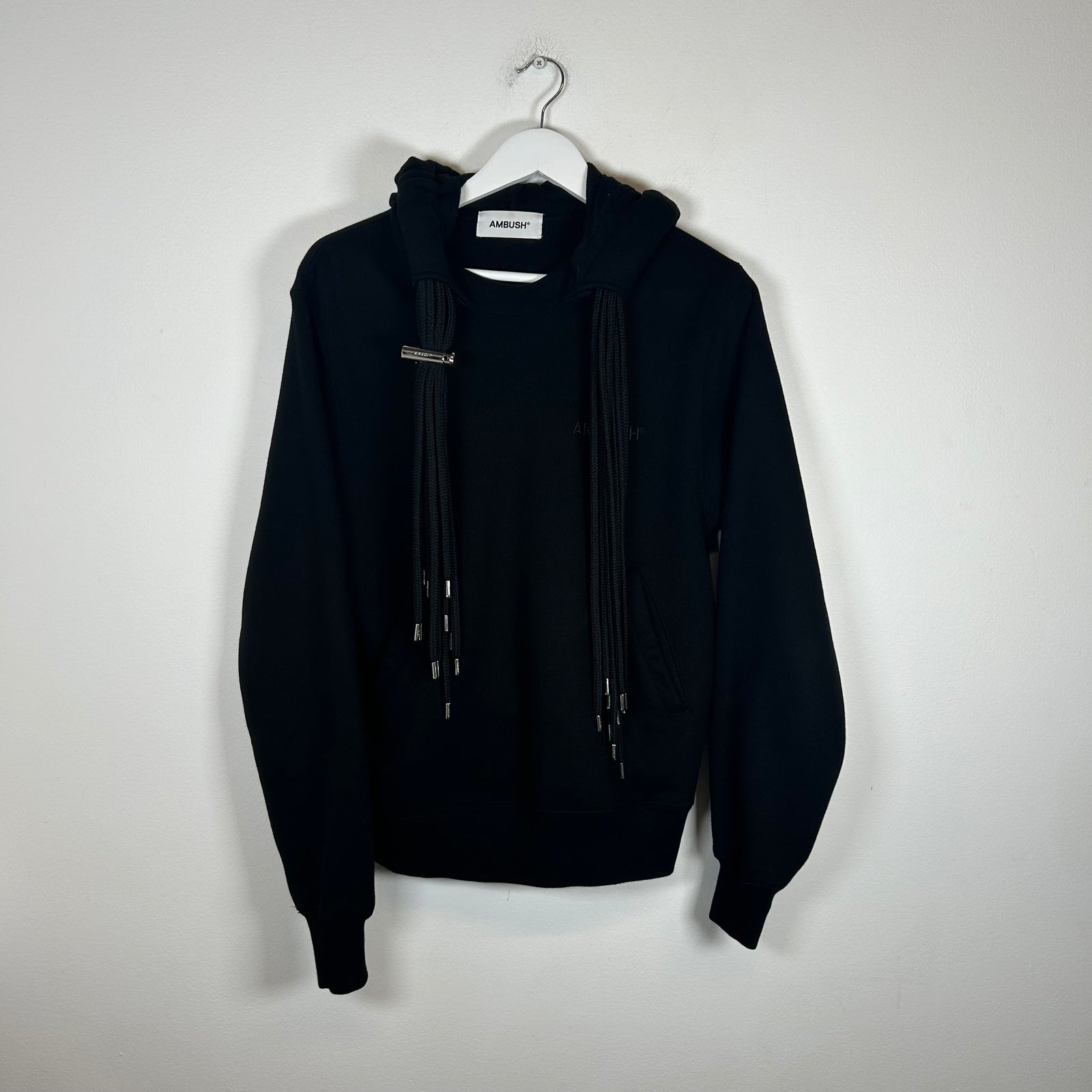 Ambush Black Chord Hoodie Size XS