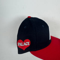 Palace x New Era Navy/Red P Logo Fitted Cap Size 7