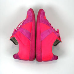 Maison Margiela Pink 'GAT' Low-top Sneakers