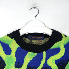Louis Vuitton Intarisia Flame Jacquard Knit Sweater