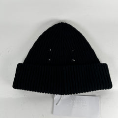 Maison Margiela 4 Corner Stitch Black Beanie