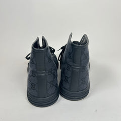 Gucci Black GG Canvas High Top Sneaker Size GG 9
