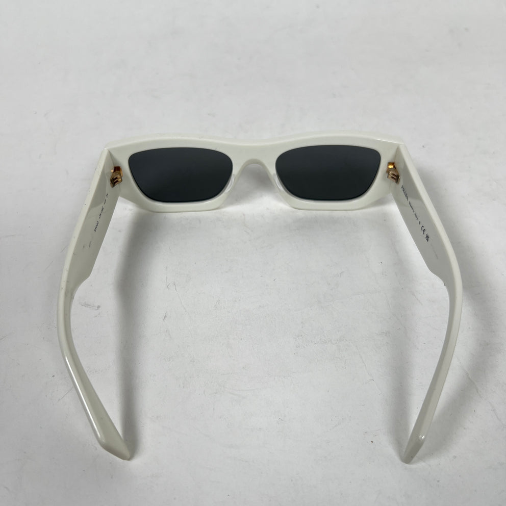 Prada White Symbole Sunglasses