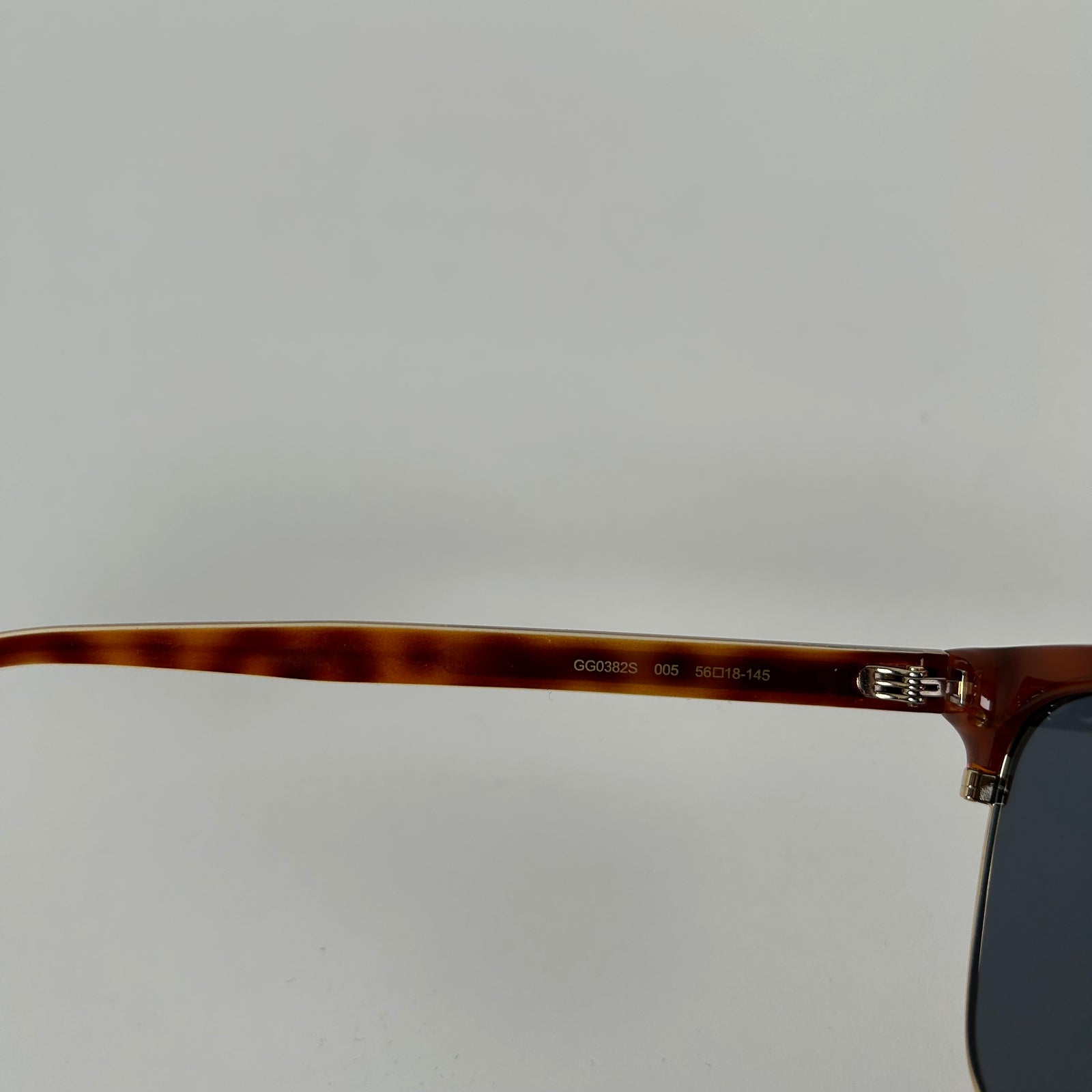 Gucci Brown/Gold Clubmaster Sunglasses