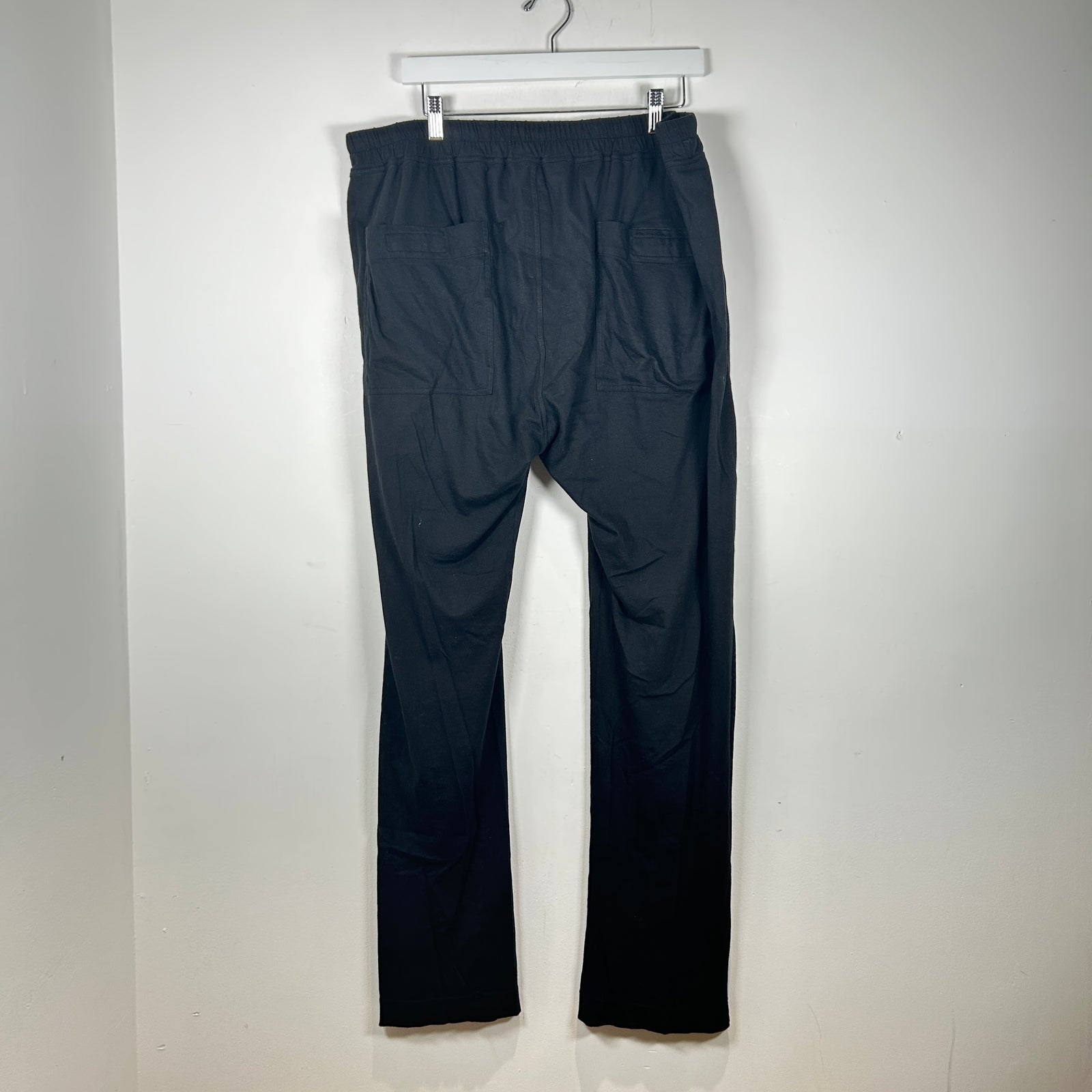 Rick Owens DRKSHDW Black Thin Drop Crotch Sweats Size XXL