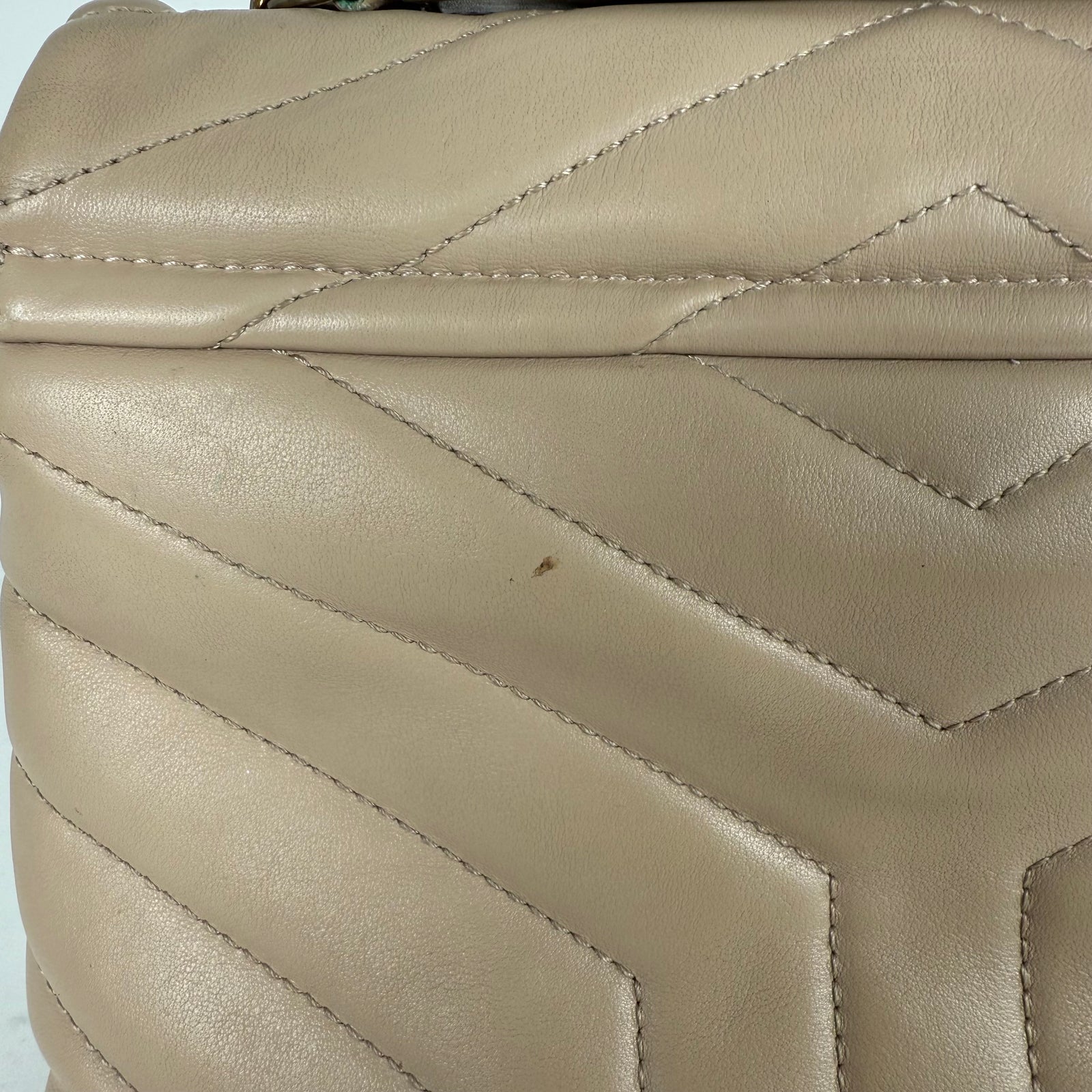 Saint Laurent LouLou Matelasse Chevron Shoulder Bag