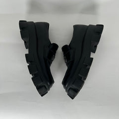 Prada Black Monolith Leather Sneaker Size 10