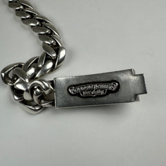 Chrome Hearts Floral Cross ID Bracelet