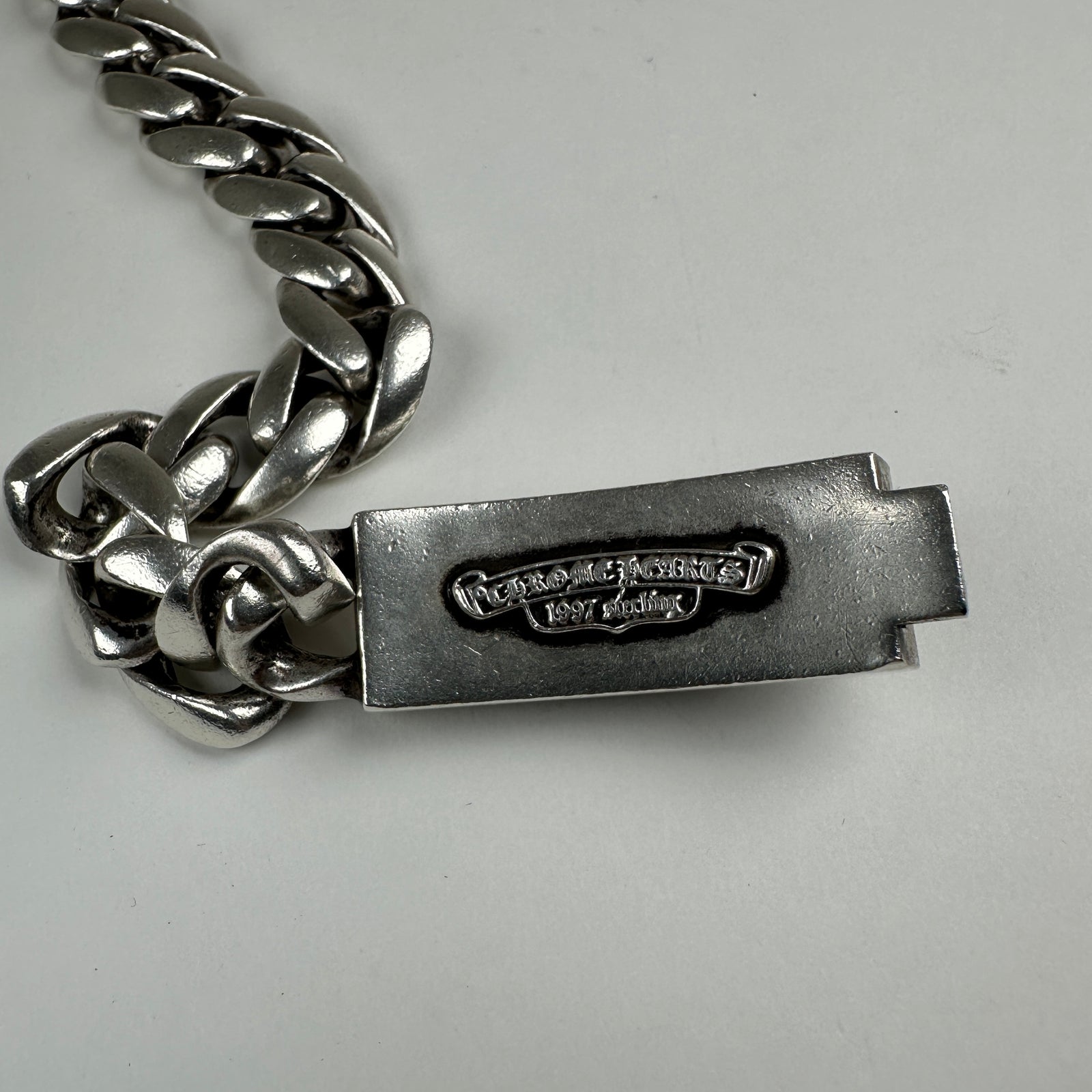 Chrome Hearts Floral Cross ID Bracelet