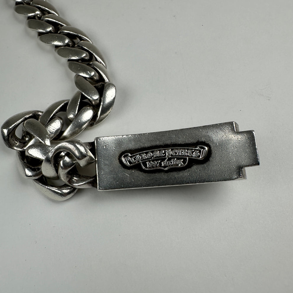 Chrome Hearts Floral Cross ID Bracelet
