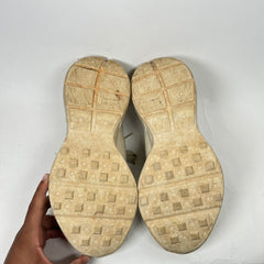 Gucci White "Think/Thank" Rython Sneakers Size 9