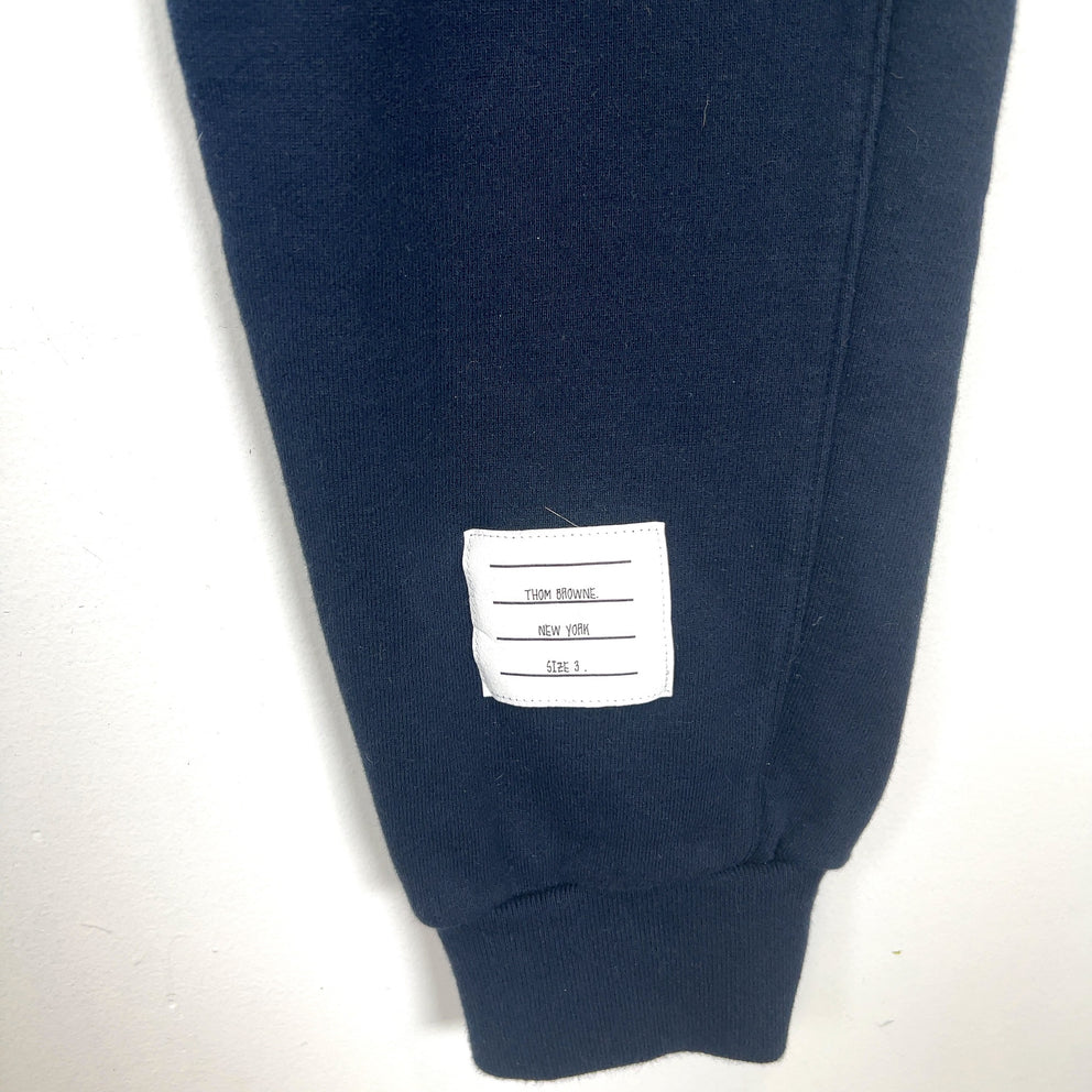 Thom Browne 4-Bar Navy Sweatpants