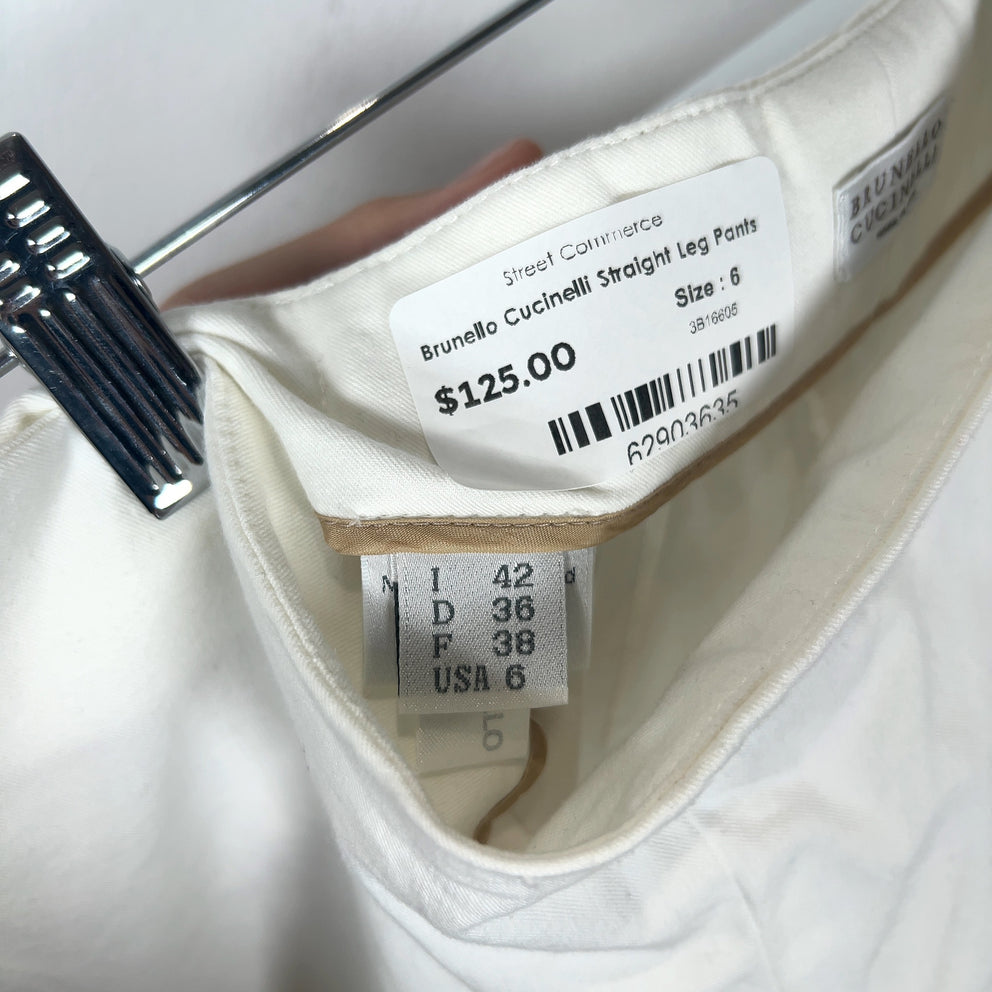 Brunello Cucinelli Straight Leg Pants
