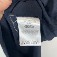 Moncler Navy Maglia Striped Logo T-Shirt Size M