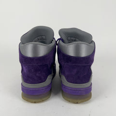 Louis Vuitton Purple Suede Trainer Hightop Sneakers