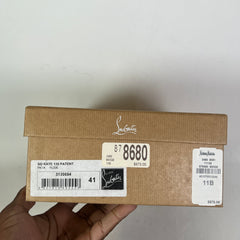Christian Louboutin Nude Patent Kate 120 Heels Size 41