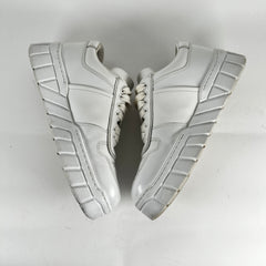 Prada Plaque White Sneaker Size 5