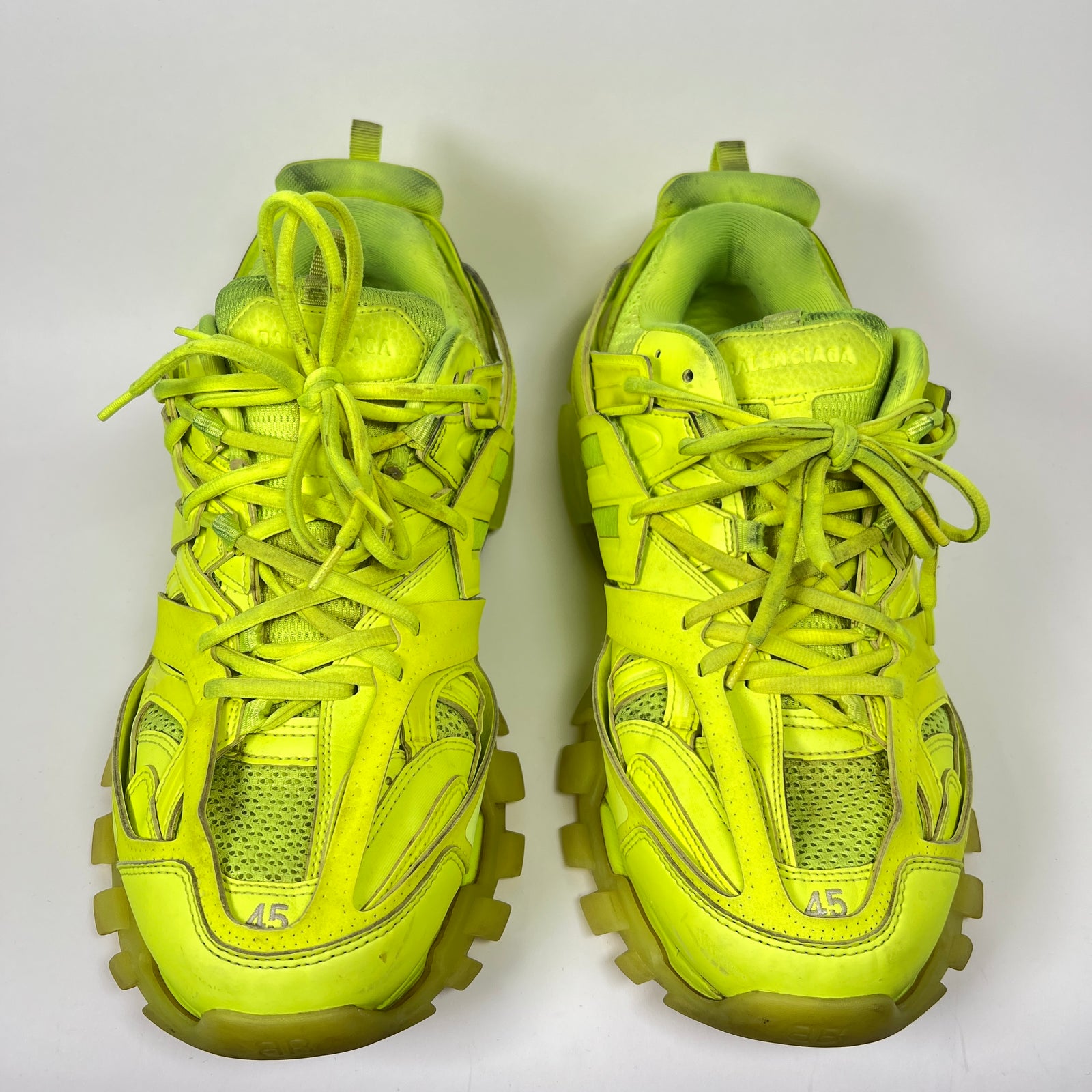 Balenciaga Neon Track Sneaker Size 45