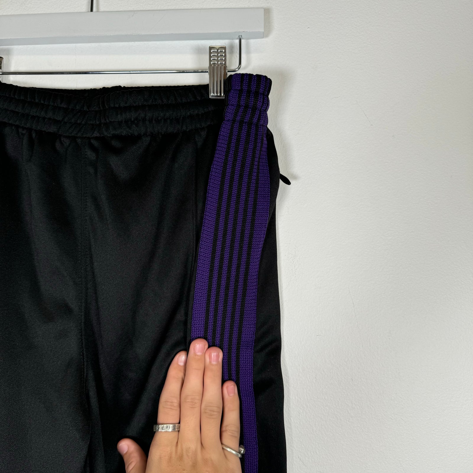 Needles Black/Purple Track Pants Size M