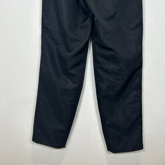 CDG Black Zipper Seam Pants Size L