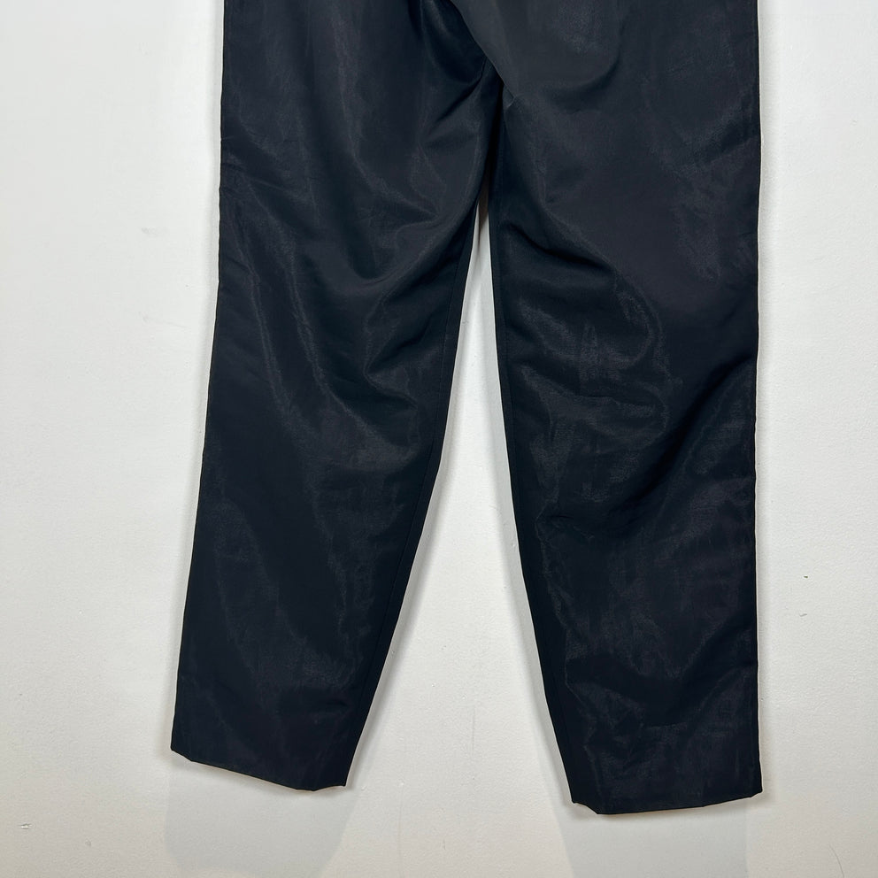 CDG Black Zipper Seam Pants Size L