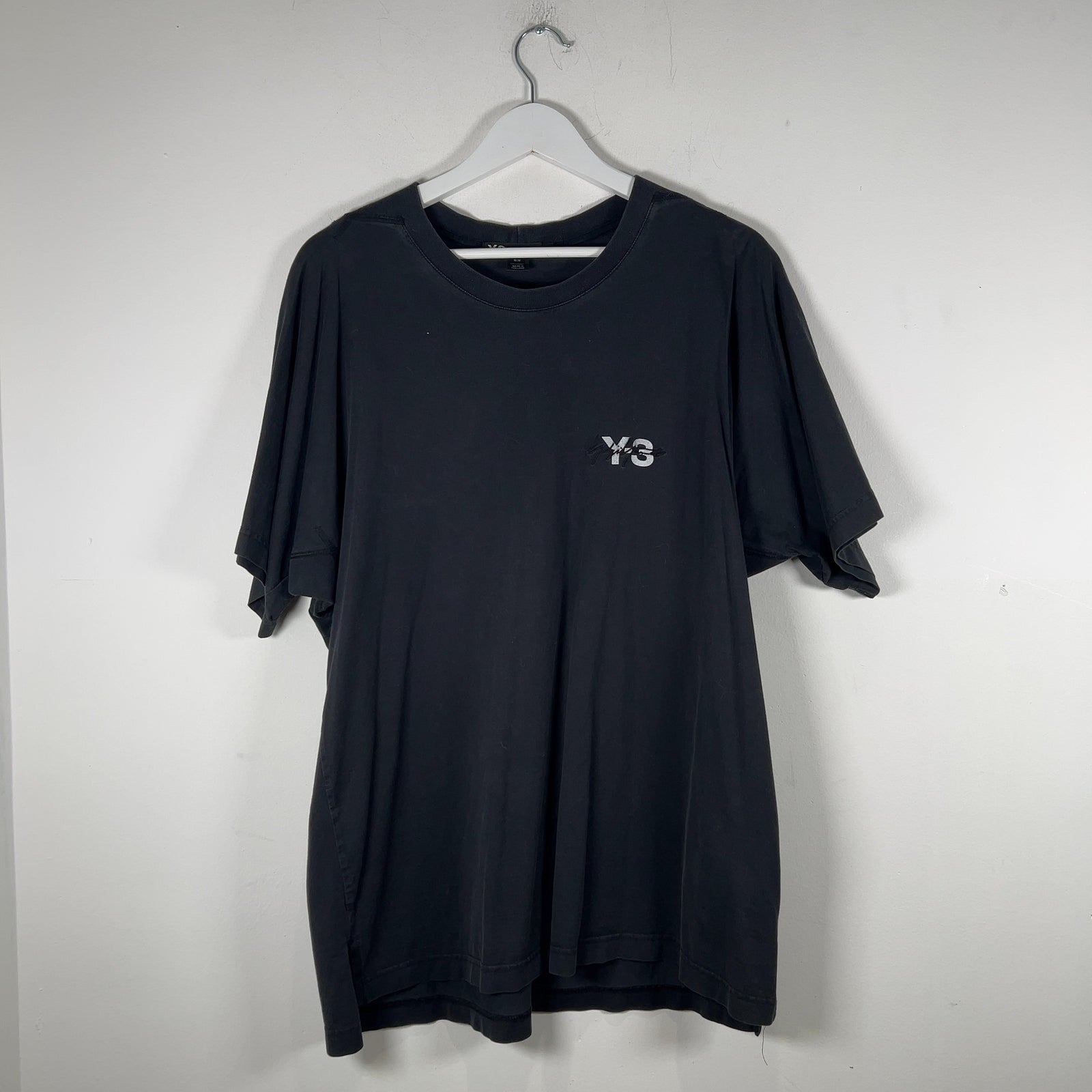 Yohji Yamamoto Black Logo T-Shirt Size M