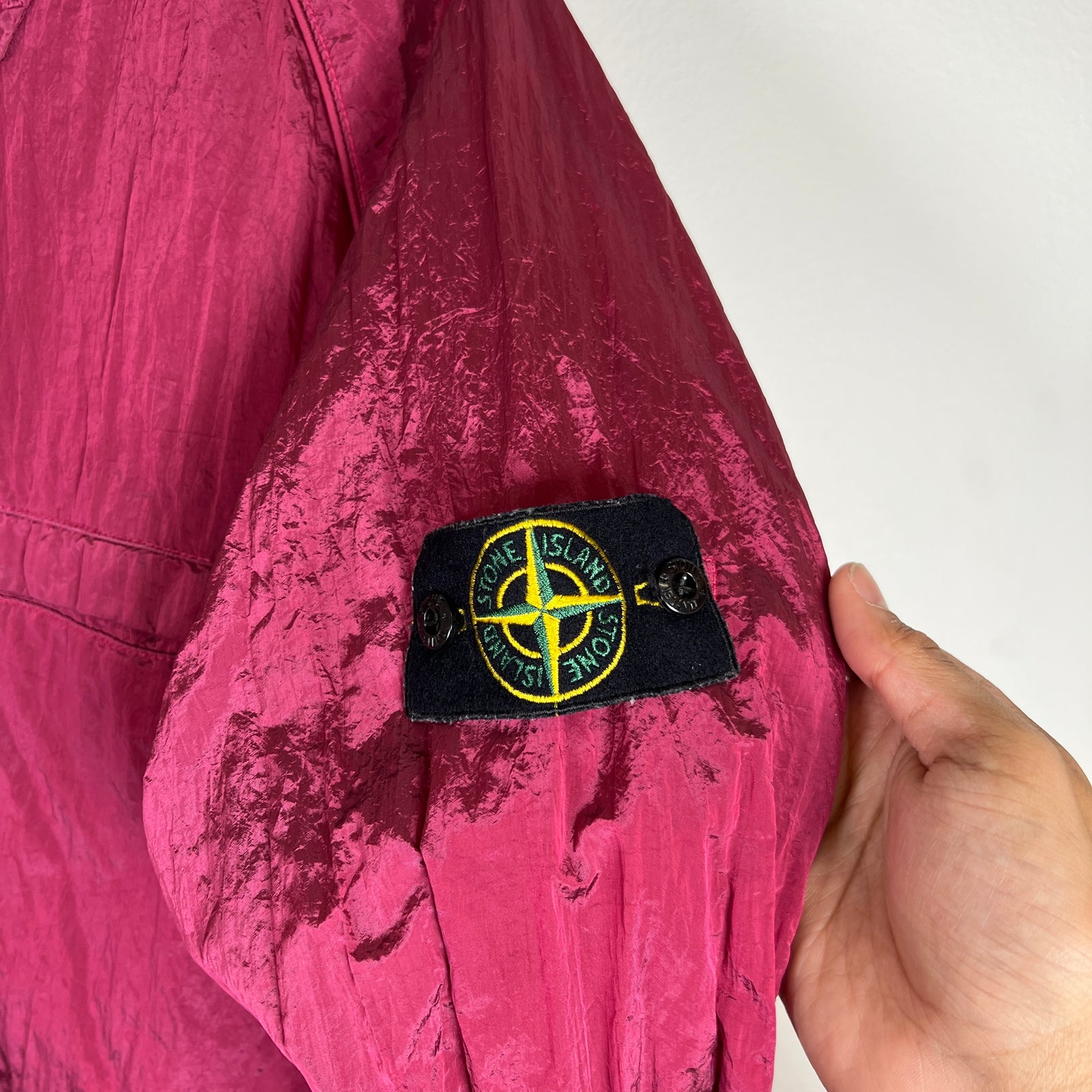 Stone Island Purple Nylon Jacket Size XL