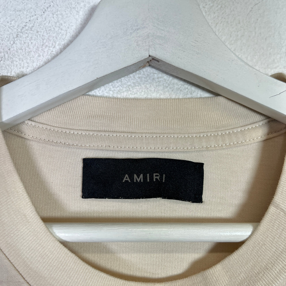 Amiri Staggered Logo T-Shirt