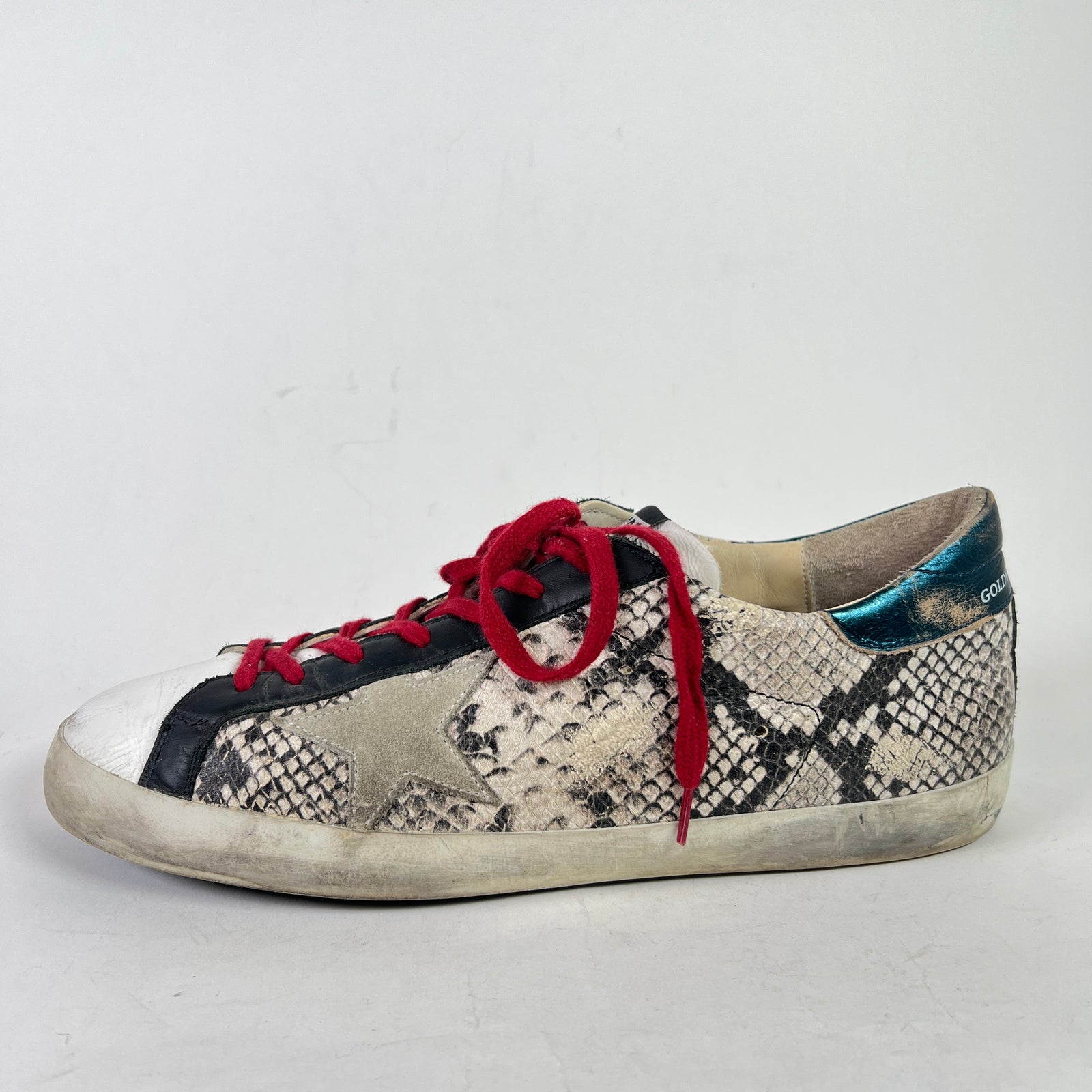 Golden Goose Python Superstar Sneakers