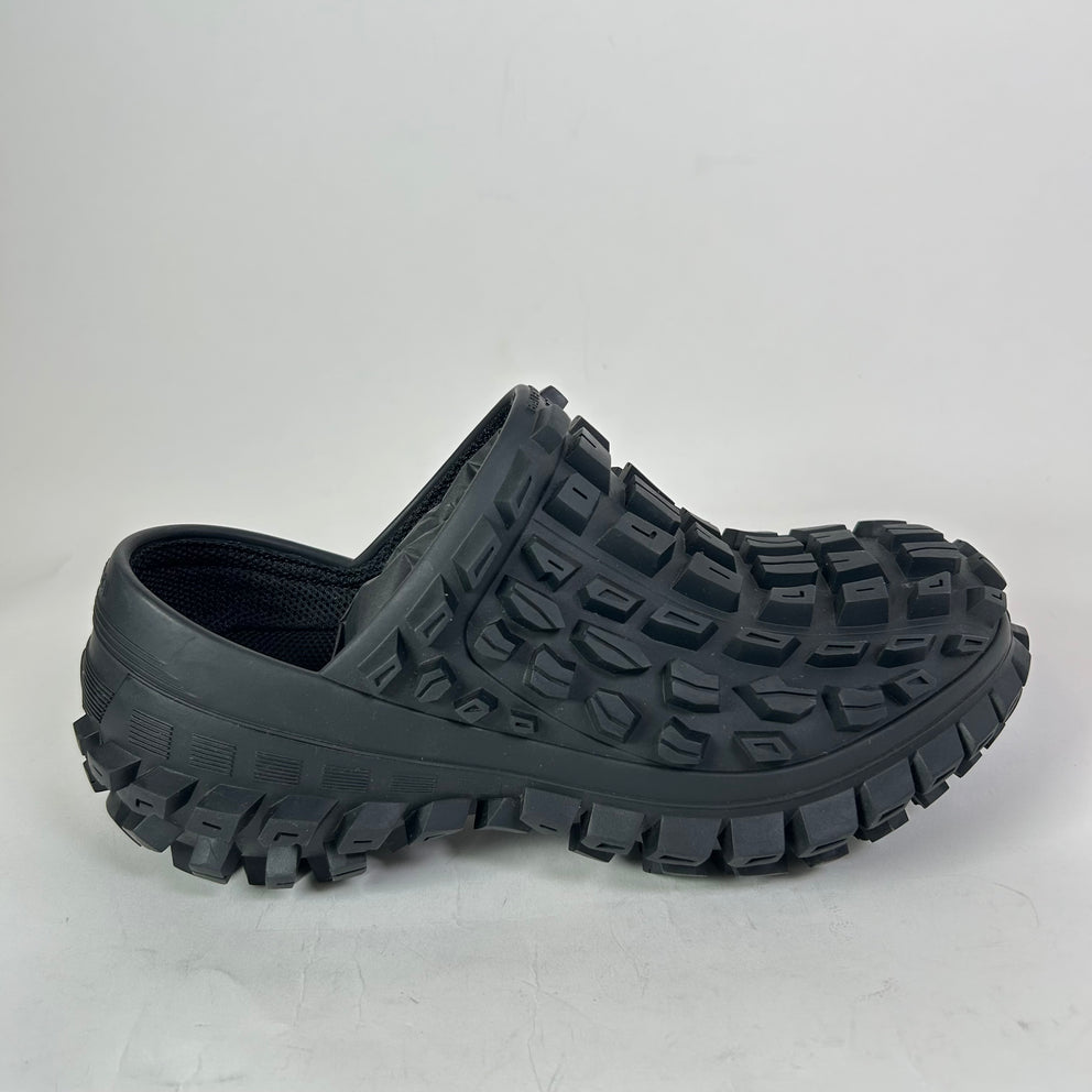 Balenciaga Black Defender Clogs
