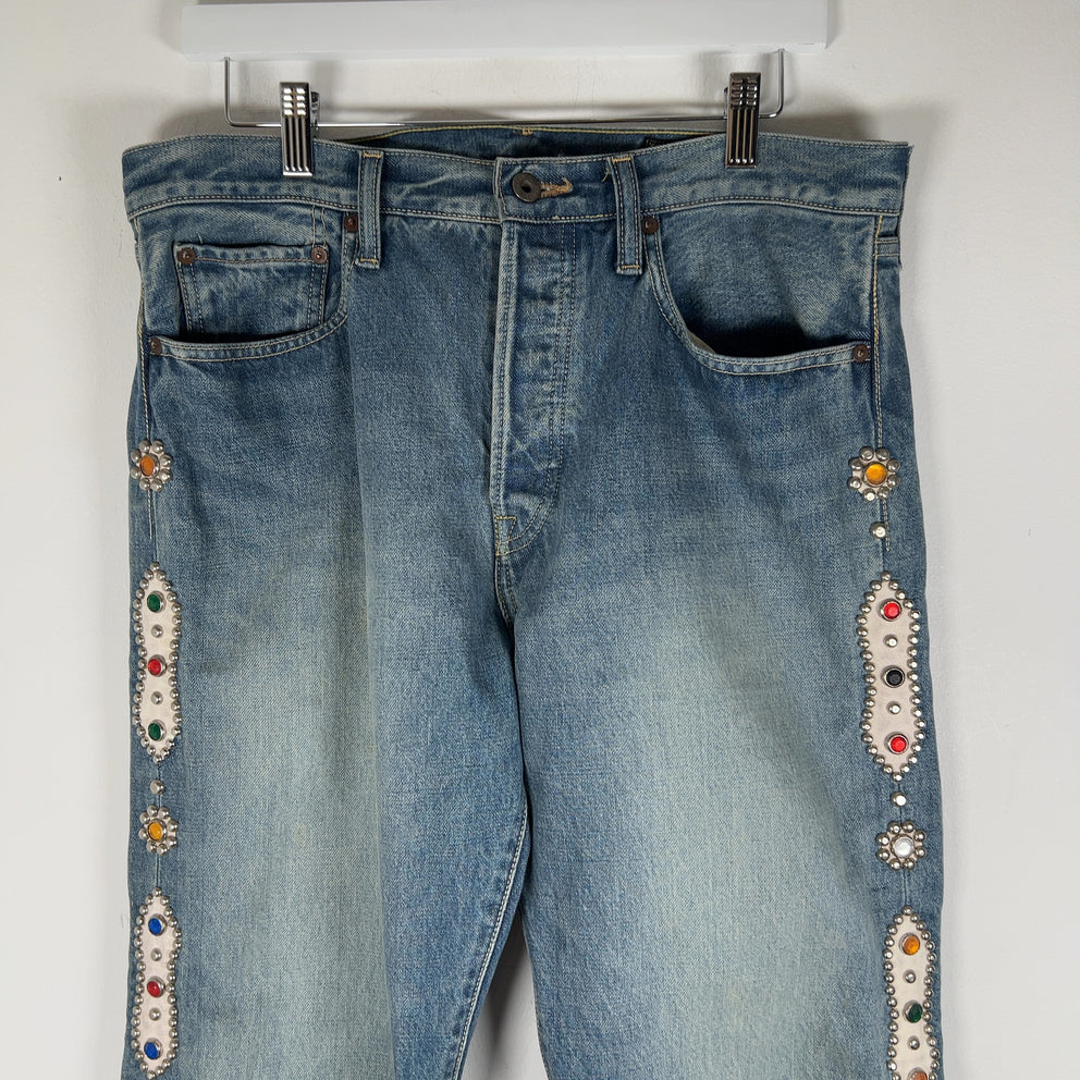 Kapital Monkey Cisco Gemstone Lightwash Jeans