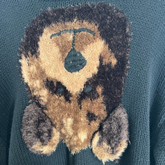 Doublet Knit Bear Sweater Size M