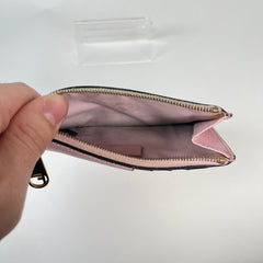 Fendi Pink Zip Coin Wallet