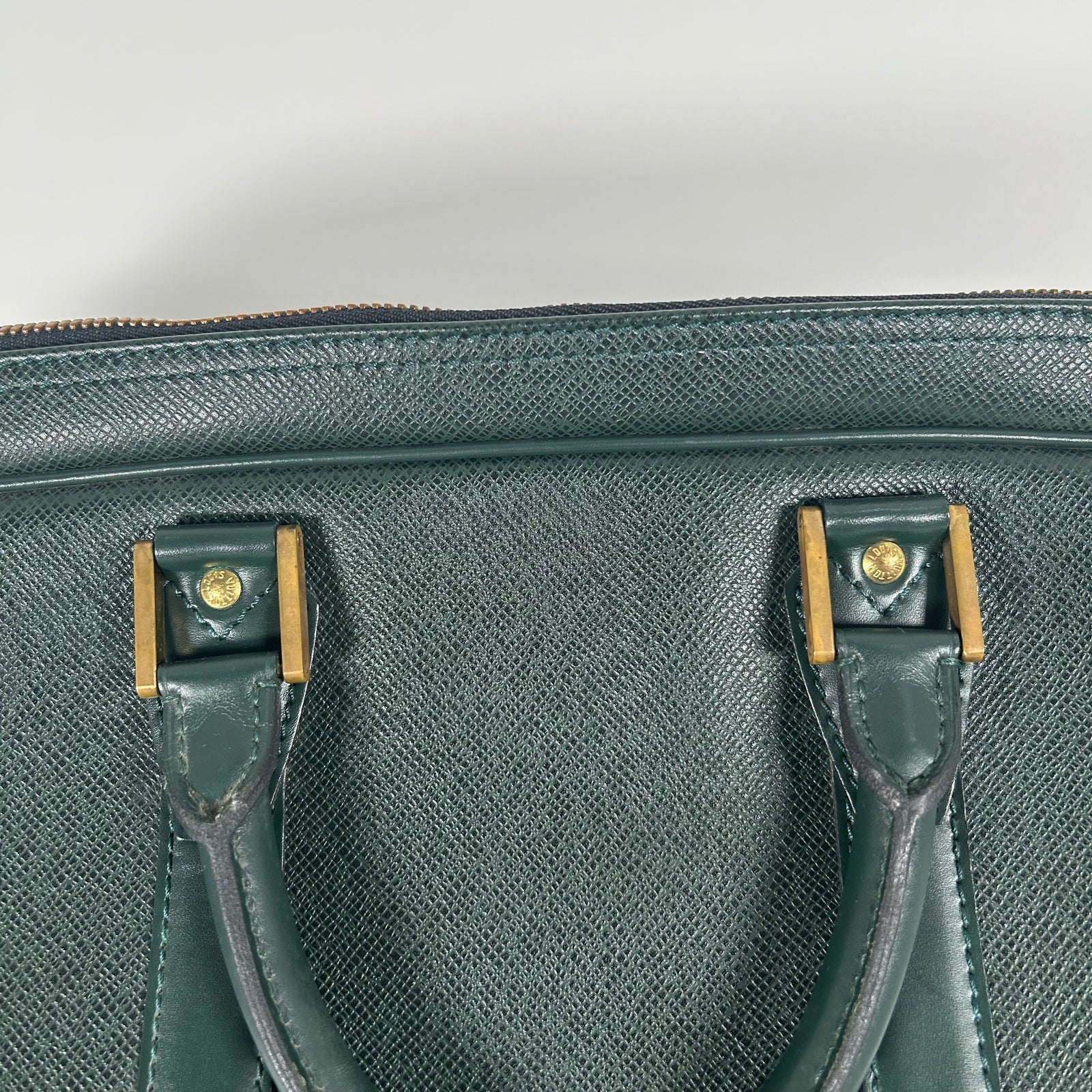 Louis Vuitton Green Boston Kendall Duffle Bag
