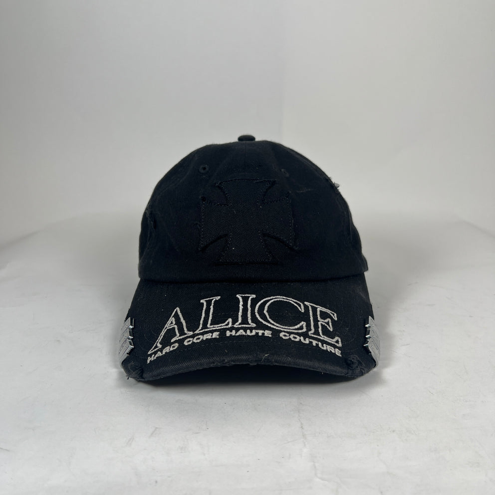 Alice Hollywood Black Chopper Logo Cap